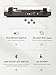 Belt-Drive Bluetooth Turntable with Magnetic Cartridge, Bluetooth 5.3, Built-in Phono Preamp, RCA Output, 33/45 RPM Vinyl Record Player, Vintage Wood Grain Design & Anti-Vibration Feet