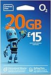 O2/02 - £15/month for 6GB Data, 250 minutes, 250 texts. Big Bundle Tariff. Superfast 4G Internet Pay As You Go Prepay Multi SIM - Includes NANO/MICRO/STANDARD Simcard Sim Card for all Mobile Phones.