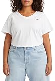 Levi's Plus Size V-Neck Tee, Mujer, Bright White, 1XL