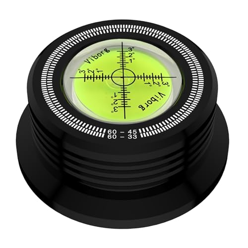 Viborg 50Hz Record Stabilizer Weight Clamp Player Turntable Disc Stabilizer For Vinyl Records (60HZ Black)