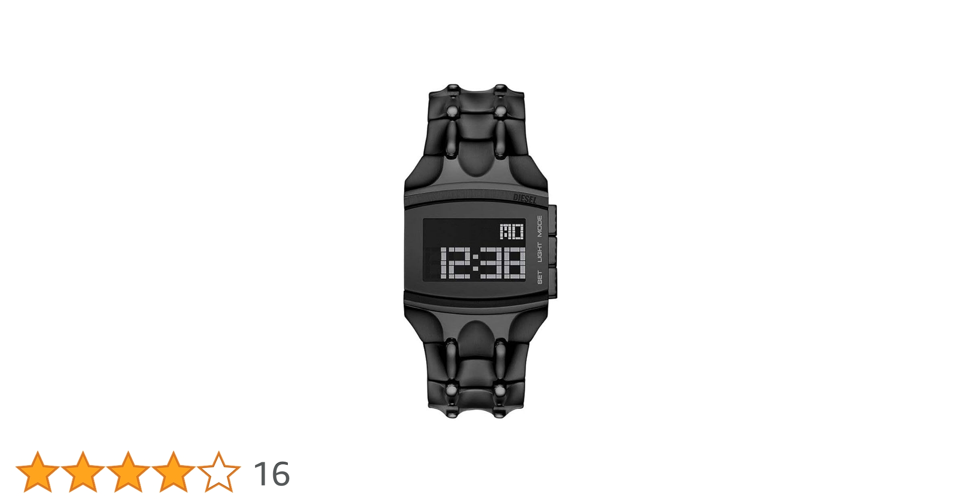 Diesel Watch for Men Croco Digi Digital, Stainless Steel