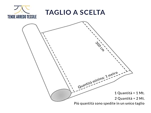 Tende Arredo Tessile Velluto Metraggio Altezza 3 Metri Stoffa Tappezzeria Morbida Foderare Divani Cuscini Tende Cadute Mantovane (Tortora Scuro