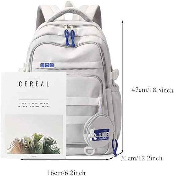 Children's Backpacks Middle School Students Book Bag Teens Casual Backpack with Coin Pouch School Bags for Girls