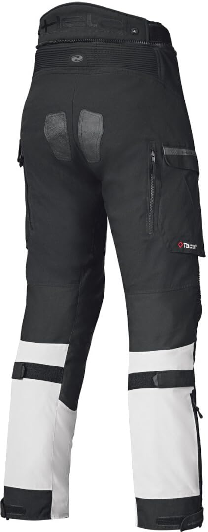 Held Tridale Base wodoodporne damskie spodnie tekstylne motocyklowe, jasnoszary/czarny, XL