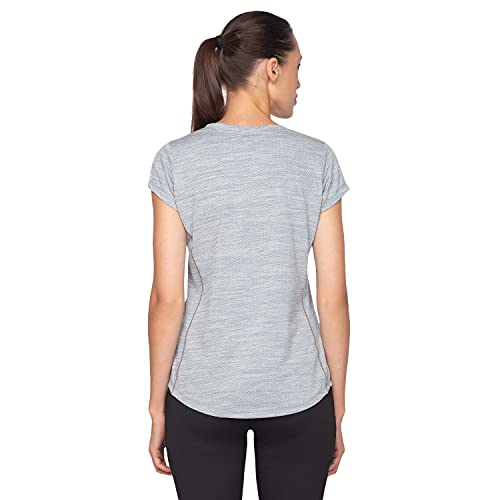 Image of berge' Ladies Jacquard Polyester Dry Fit Textured Western Shirts & Tshirts for Women, Quick Drying & Breathable Fabric, Gym Wear Tees & Workout Tops|Half Sleeve T-Shirt|Running Tshirts for Women