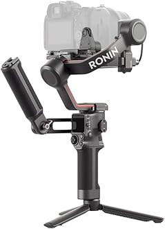 DJI RS 3 Combo, 3-Axis Gimbal Stabilizer for DSLR and Mirrorless Camera for Canon/Sony/Panasonic/Nikon/Fujifilm, 3 kg (6.6 lbs) Payload, Automated Axis Locks, 1.8" OLED Touchscreen, Camera Gimbal