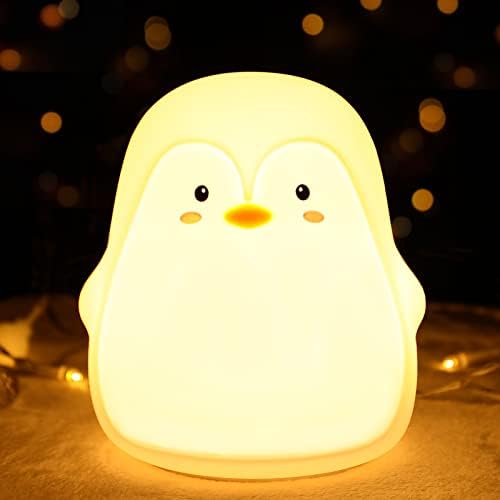 Ammonite Penguin Night Light, 3D Lamp 3D Illusion Light Animals Lamp ...
