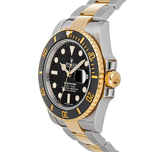 Rolex Submariner Date Black Dial Yellow Gold/Steel Men's Watch 116613LN-00013