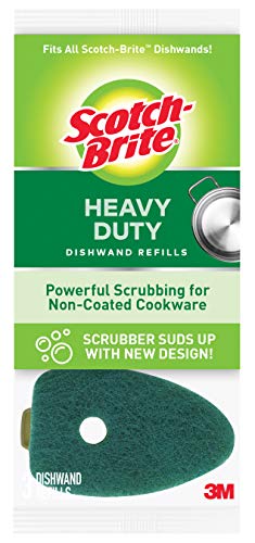 Image of Scotch-Brite Heavy Duty Dishwand Refills, Keeps Hands Out of the Mess, 18 Refills