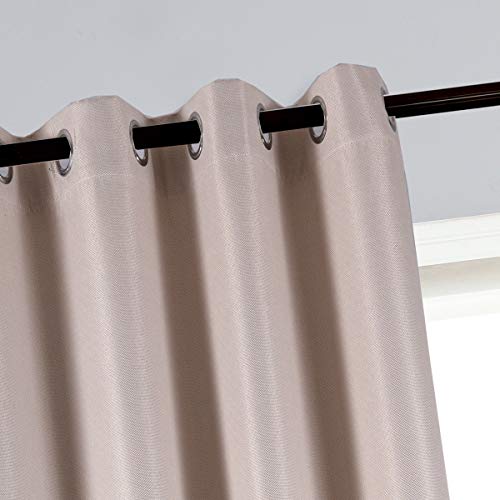 Taisier Home Palm Leaves Print Exotic Style Nature Artwork,2 Panel Fashion Grommet Top Thermal Insulated Room Darkening Curtains,Printing Curtain Leaves(84" Print Curtain) #TOP4