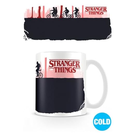 Pyramid International Stranger Things - Taza Termosensible Upside Down, 320ml