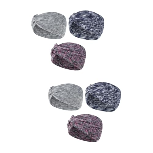 Bandeaux élégants pour le sport YARNOW lot de 2 packs de 3 pièces yoga aérobic jogging
