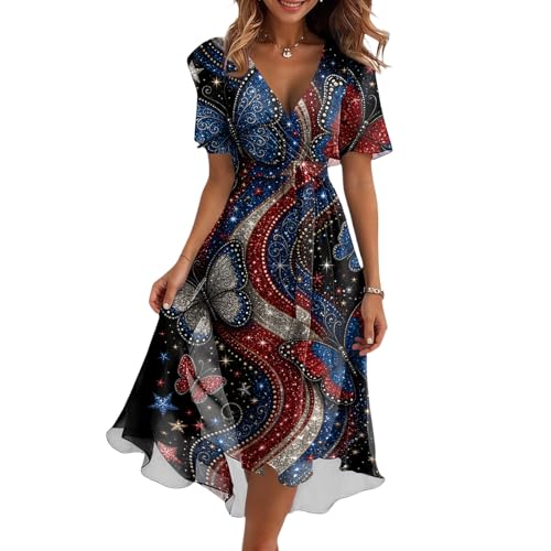 Vestido midi cruzado: la solución fresca y cómoda para el calor del verano