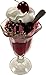Flora-cal Products Cherry Sundae Glass Fake Ice Cream