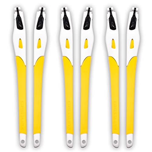 Caoutchouc jaune compatible et pieds de cadre de rechange pour Oakley