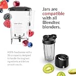 Blendtec Professional 800 - Blender with WildSide+ Jar (90 oz) - Smoothies & Frozen Drinks - Quietest Professional-Grade - 11-Speed Slider - Black