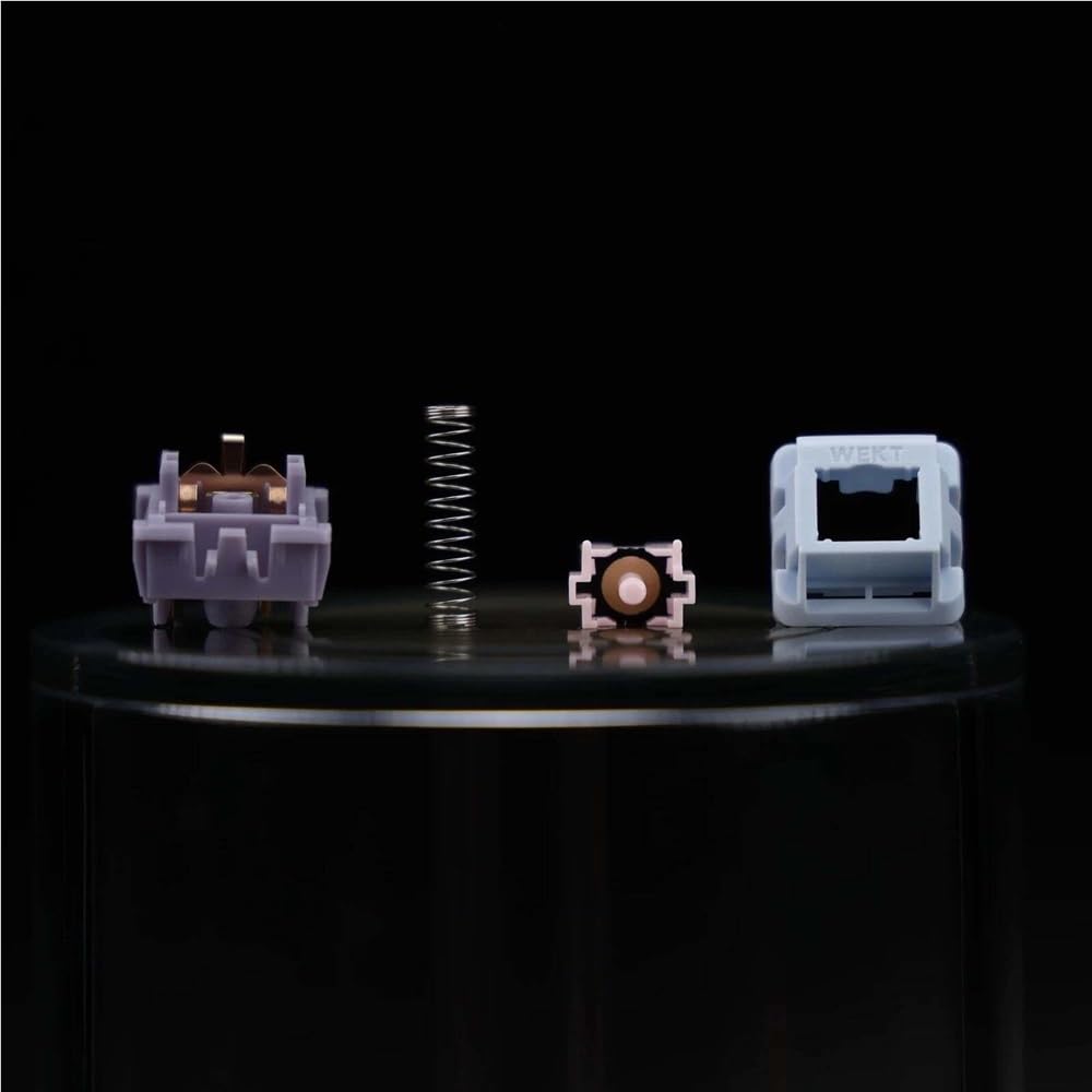 XCJZ Lucy Switch R5T, 5-pinowy, cichy, liniowy, wstępnie nasmarowany przełącznik do niestandardowej klawiatury mechanicznej (90 szt.)