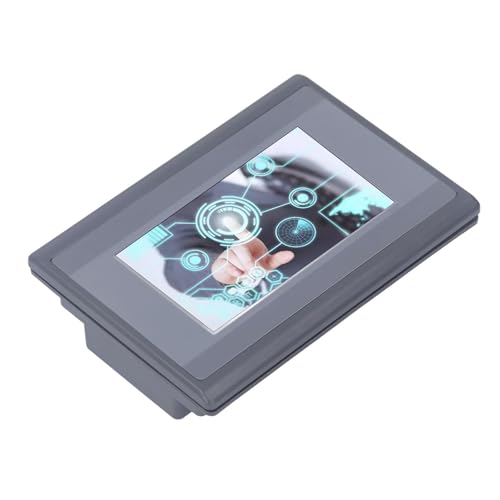 Image of PLC HMI, All in One Touch Screen Industrial Control Panel with 4.3in TFT LCD Display 480x272P Resolution 32 Bit ARM9 Processor for PLC Automation Systems