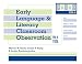 Early Language and Literacy Classroom Observation Tool, Pre-K (ELLCO Pre-K) (Pack of 5)