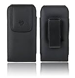 TURIN II Vertical Leather Case Holster with Rotating Belt Clip for iPhone 5