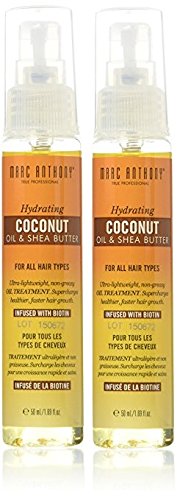 Marc Anthony Coconut Oil & Shea Butter Treatment 1.69 Ounce (50ml)(Pack of 2)