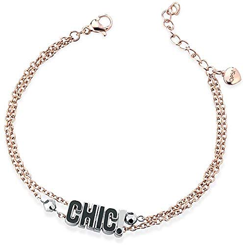 Bracelet Ops! Femme bijou tendance en résine et acier pour fille