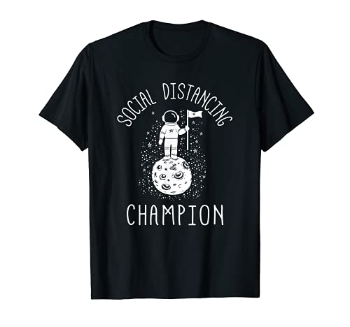 Social Distancing Champion Camisa Anti Social Camiseta
