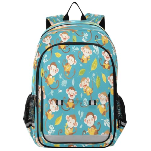 Sac à dos scolaire singe mignon pour les sorties de votre ado