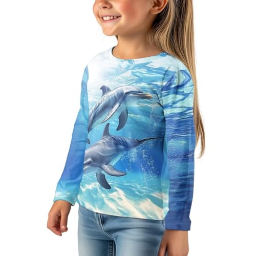 Image of Uourmeti Girls Graphic Tees Long Sleeve T Shirts for Teens Casual Tshirts Junior Sportswear Fall Tops