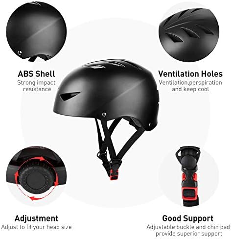 Jim's Store Kids Bike Helmet Protective Gear Children Teenager Kids Skate Helmet Age Guide 6-16 Years for Roller Scooter Skateboard BMX Bicycle