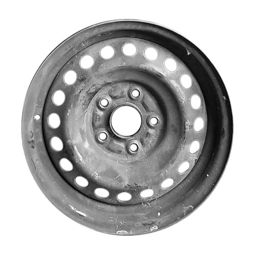 15 inch Steel Wheel Rim for 13-15 Honda Civic (20-Hole Design) - Black Reman Factory Steel Wheel