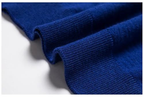 Men Regular O-Neck Wool Knit Thin Breathable Short Sleeve Pullover4