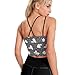 Casual Support Yoga Bra Spring Clouds Blossom Trees Cherry Flowers, Padded Gym Running Workout Tank, Wirefree Sports Top for Women & Girls