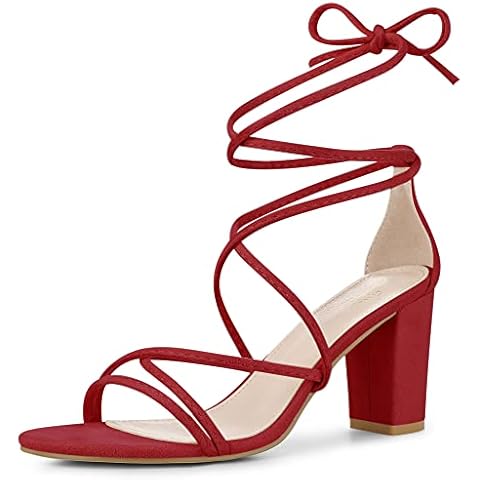 Perphy Damen Sandalen mit breitem Absatz Cover