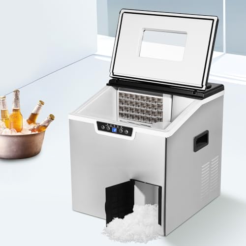 Fabricadora de hielo compacta de encimera con función 2 en 1 miniatura 3