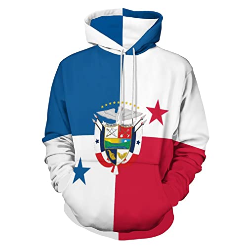 Panama Flag Men's and Women's Sports Hooded Pullover Fashion 3D Printing Spring and Autumn Winter Casual Sweater Loose