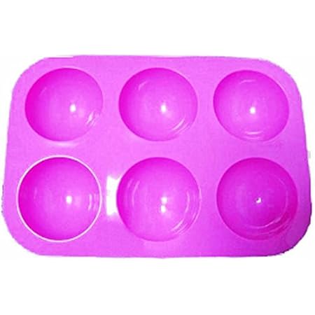 Amazon Eleeje 半円 半球 球体 丸 丸型 円 球 シリコン モールド 手作り 石鹸 キャンドル 粘土 レジン 型 抜き型 アロマストーン シリコンモールド めいめい屋オリジナル 6個 粘土 通販