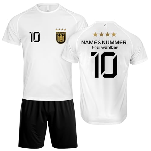 DE FANSHOP Original Personalisiertes Fußball Triko Deutschland Fussball...