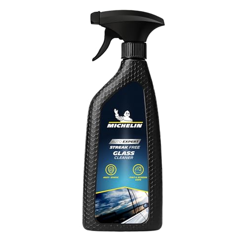 Image of MICHELIN Glass Cleaner Spray 500ml | Streak-Free Shine for Car Windows, Windshields & Mirrors | Removes Dirt, Smudges & Oily Film | Quick Drying, Residue-Free, Safe on Tinted & Regular Glass