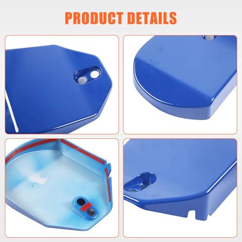 Image of TOYCIDFG Engine Bay Shock Protection Panel Cover Trim Compatible with Chevrolet C8 Corvette 2020-2025 Absorbing Tower Cover Caps (Blue)