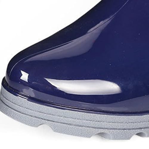Bottes en caoutchouc imperméables mi-hautes légères confortables - 4
