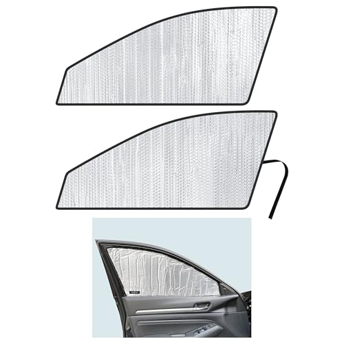Side Window Front Seat Reflective Sunshade Custom Fit for 2019 2020 2021 2022 2023 2024 2025 Nissan Altima Sedan, UV Reflector Sun Protection Accessories (Set of 2)