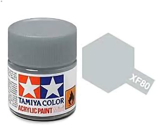 The Hobby Company Tamiya XF80 - Pintura acrílica plana (0.3 fl oz, gris claro real)
