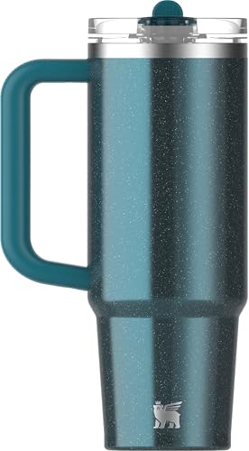 Image of STANLEY Quencher ProTour Flip Straw Tumbler with Leakproof Lid 30 oz| Built-in Straw & Handle | Cupholder Compatible for Travel | insulated Stainless Steel Cup | BPA-Free | Ponderosa Shimmer