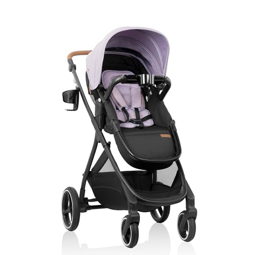 Evenflo Shyft Intuiti+ Stroller with Green & Gentle Fabric (Agate)