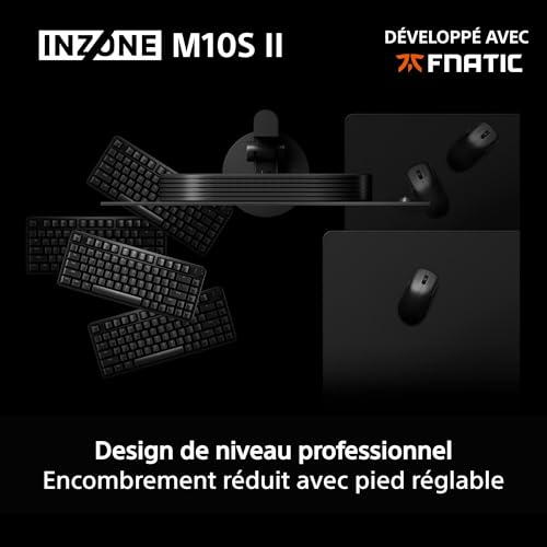Sony INZONE M10S II 27" OLED QHD Gaming Monitor: 1440p, 540Hz, 0.02ms GTG, DCI-P3 99.5%, G-Sync, VRR, Developed with Fnatic, 1500 nits, DisplayPort 2.1-2 x HDMI 2.1 - PC, PS5