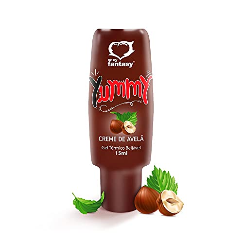 Gel Térmico que Excita Esquenta Comestível Creme De Avelã 15 ml Yummy Sexy Fantasy