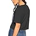 Billy Ray Cyrus Shirt Sexy Naked Belly Button Female T-Shirt Naked Girl Crop Short Sleeve Top Large Black