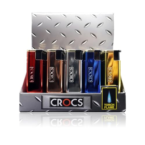 Encendedor metálico Crocs resistente al viento 5 pack miniatura 7