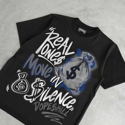 Image of DopeSkill Graphic Tee Streetwear Hip Hop Hypebeast Unisex T-Shirt Sneaker Colour Matching Shirts Inspired Motivation Quotes